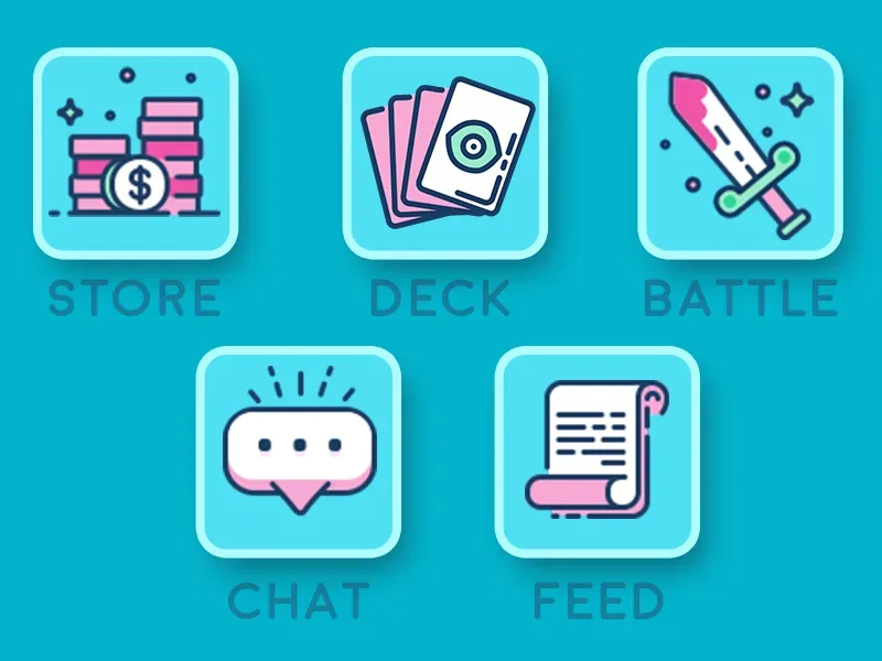 Card Battler UX & Icons, image 2