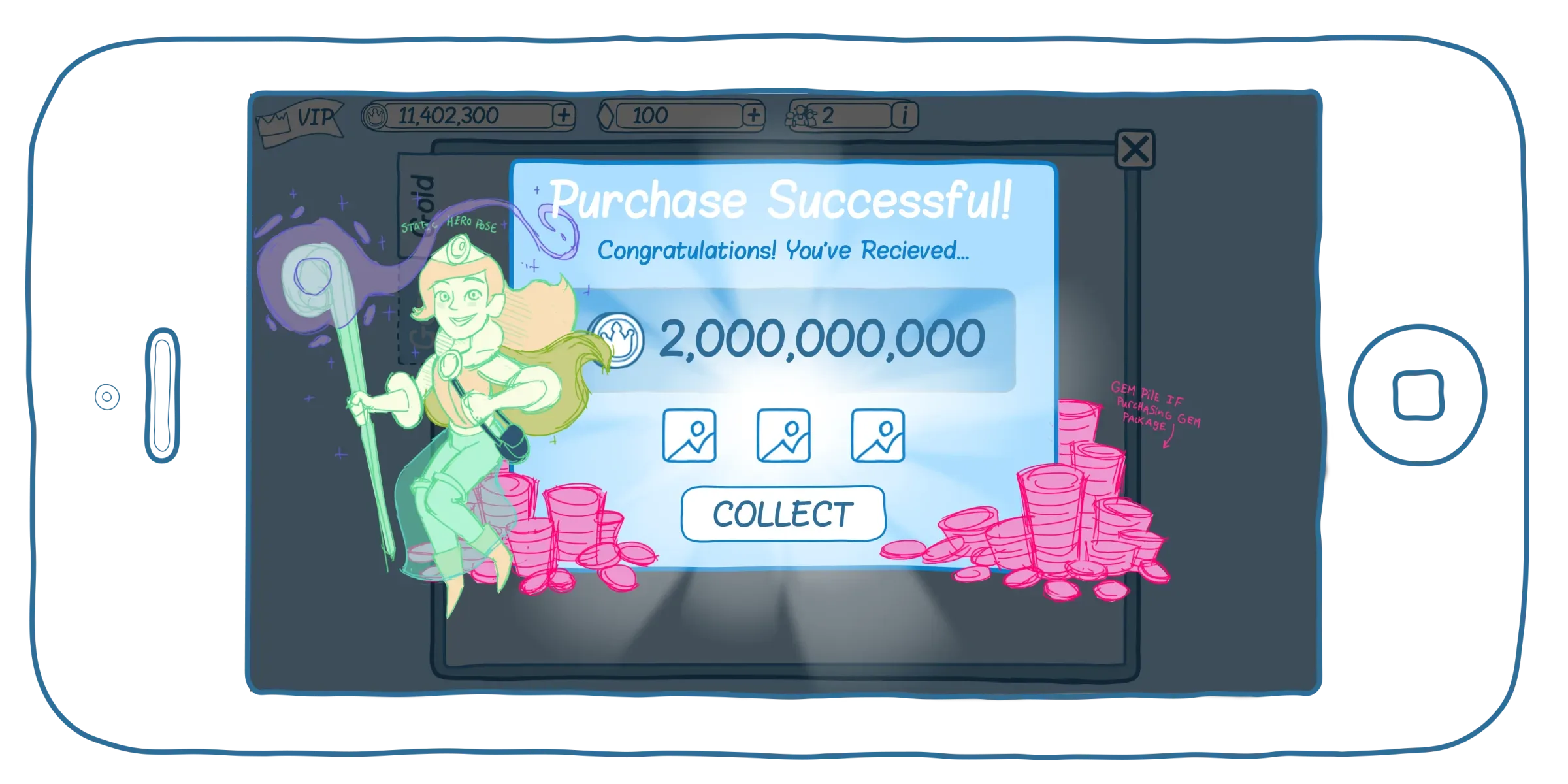 The redesigned ReelTown Slots store