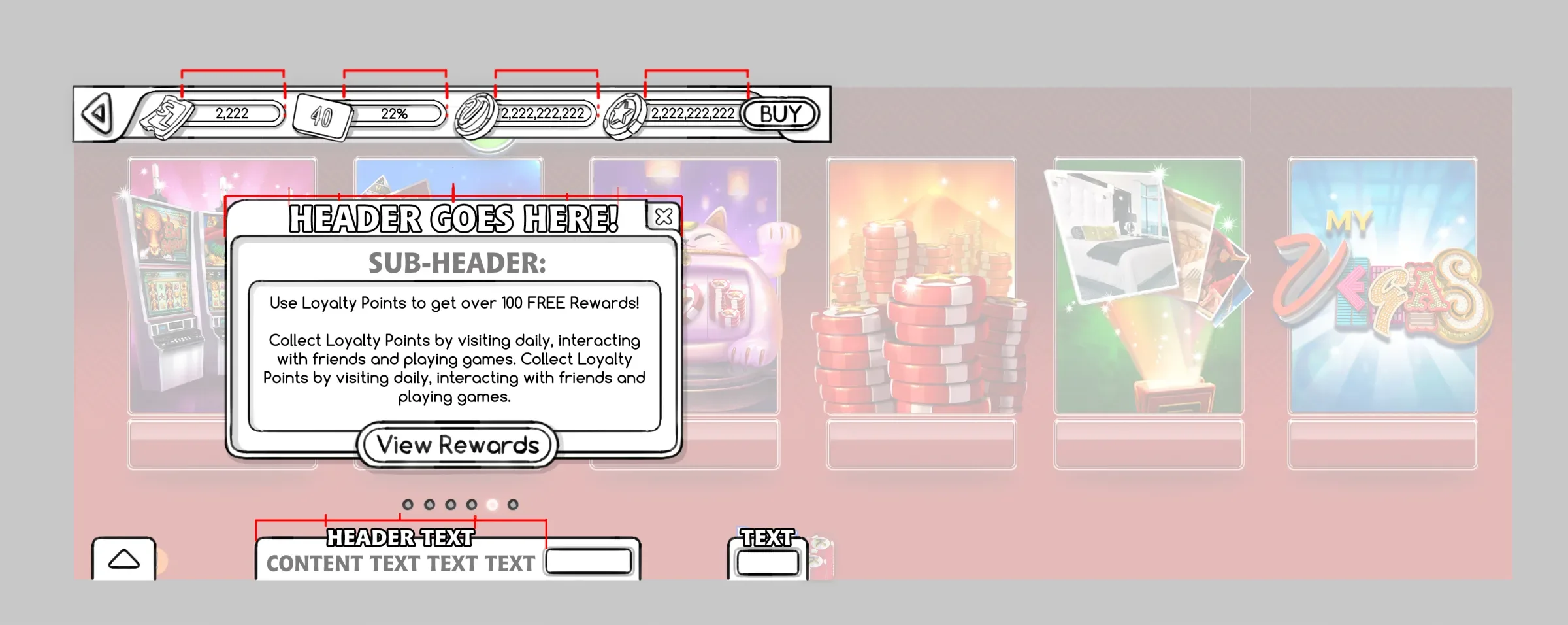 My Konami Slots - App Art Direction, image 12