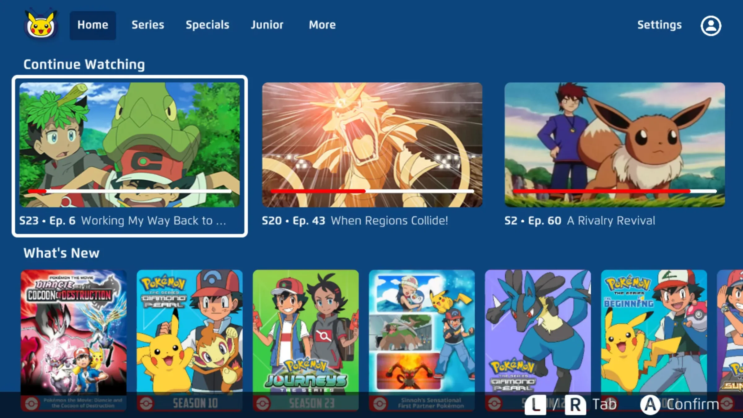 Pokémon TV screenshot