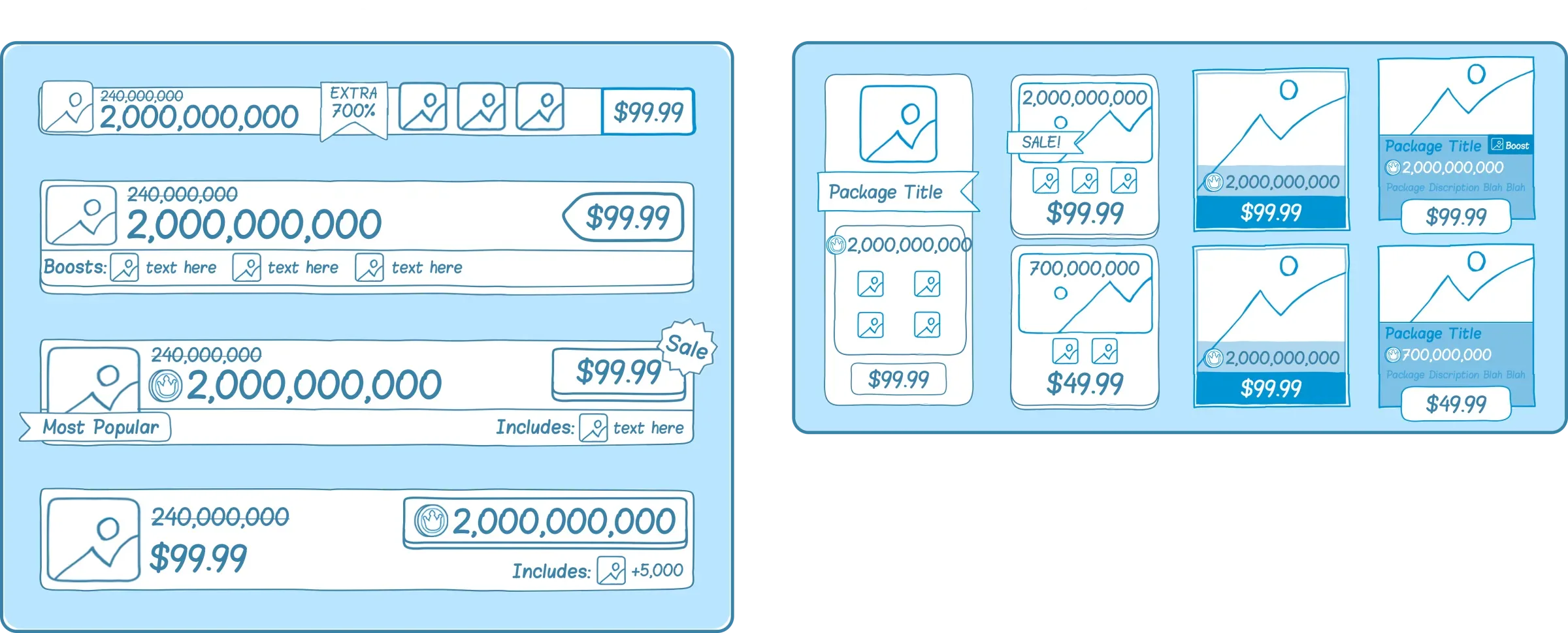Store wireframe iteration